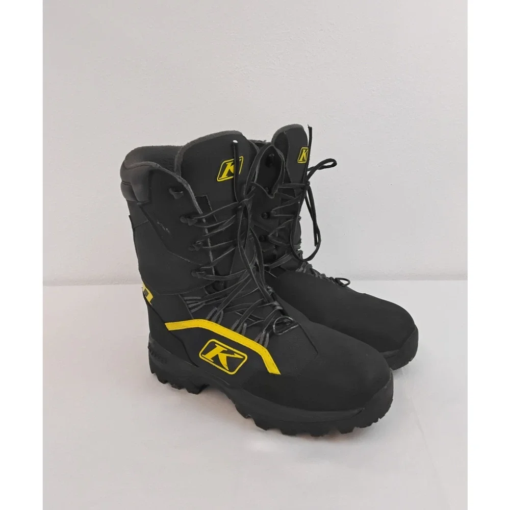 Klim Adrenaline GTX Snowmobile Boots 3108-002 Men's 10 Black Gore-tex #W4715